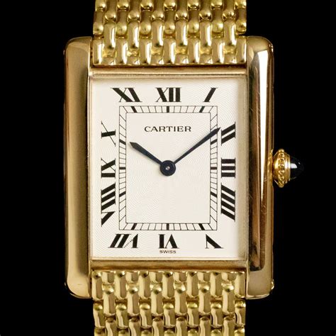 vintage tank louis cartier|vintage cartier tank watch women's.